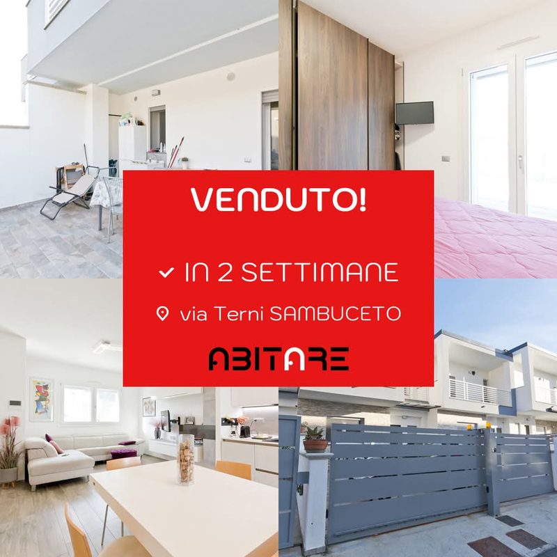 Venduto in 2 settimane: casa in via Terni, Sambuceto